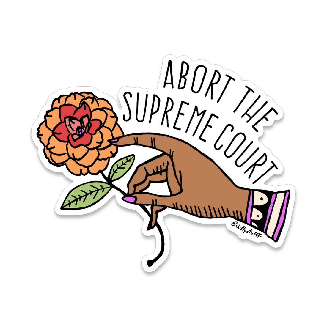 Supreme Court Sticker - Make a Statement with This Bold Vinyl Decal!
