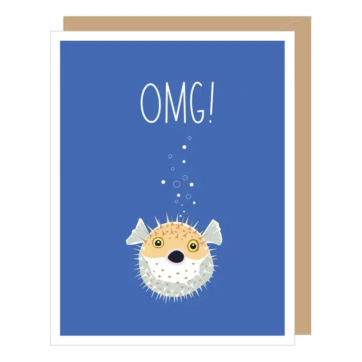 Blowfish Birthday: Candles & Wishes! Fun Card Alert!